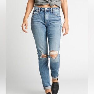 Silver Jeans Frisco Tapered High Rise Jeans